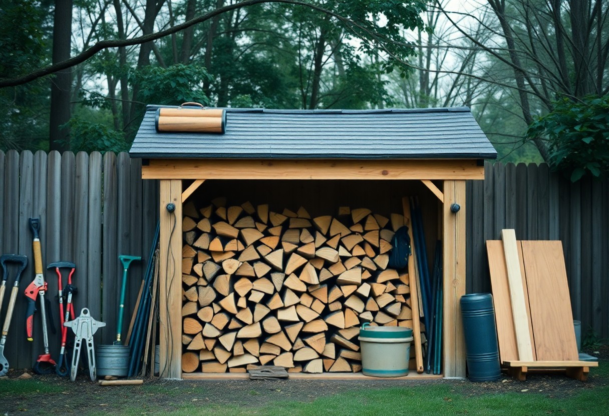 Build a Firewood Storage Shed